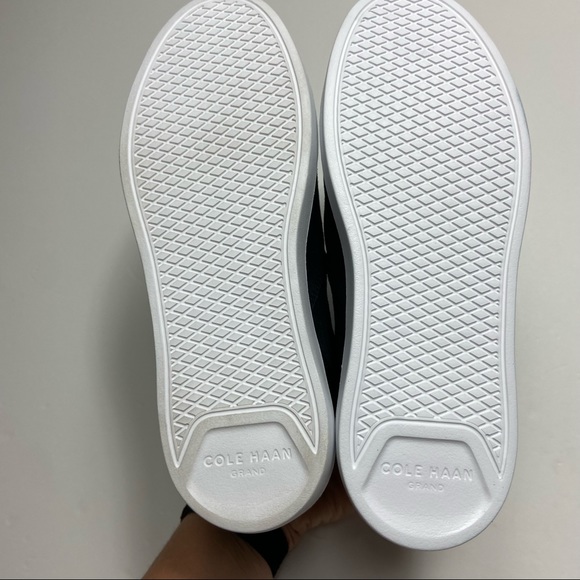 New! Cole Haan black suede side zip sneakers - Picture 11 of 11